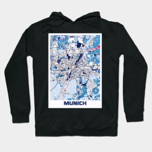 Munich - Germary MilkTea City Map Hoodie